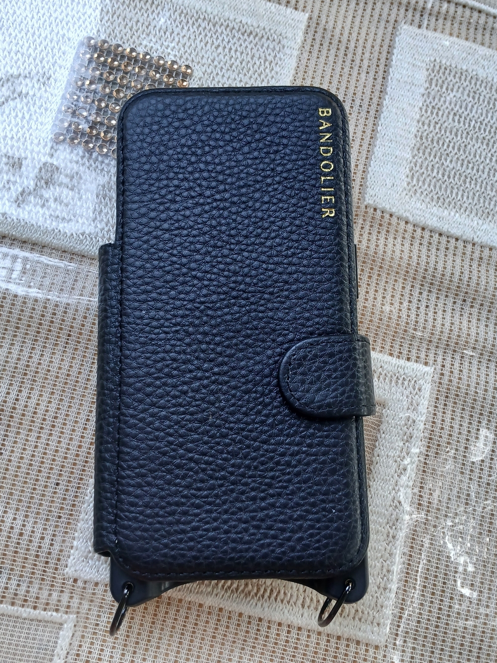 Bandolier Phone case  leather iphone 15pro with card holder without strap - Picture 5 of 10